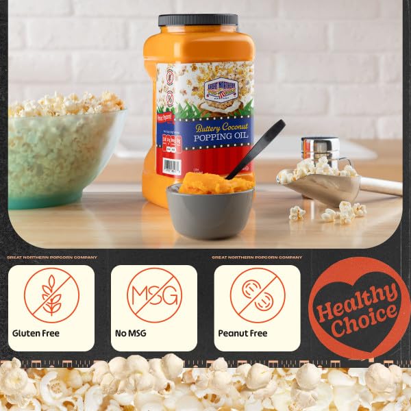 Butter Flavored Coconut Oil 110oz Popcorn Oil N60748