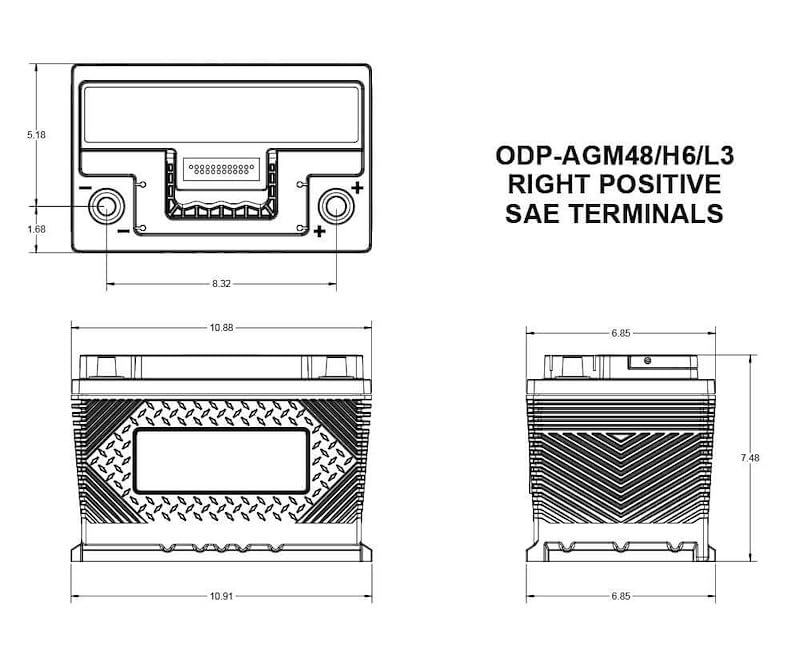 12 Volt 48 BCI Group Size Battery L332070