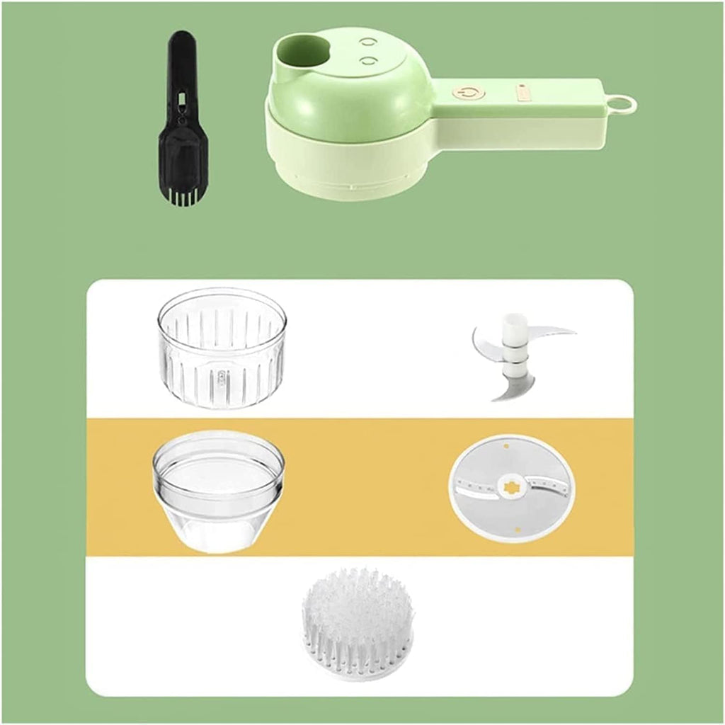 4 in 1 Portable Rechargeable Wireless Electric Vegetable Cutter T5150