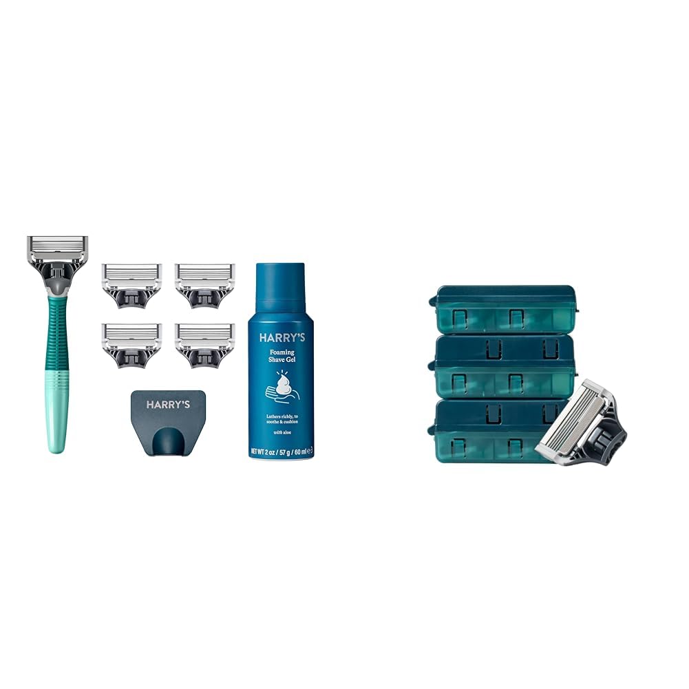 Razor Set with 5 Blade Refills and 10 Count Refills L877