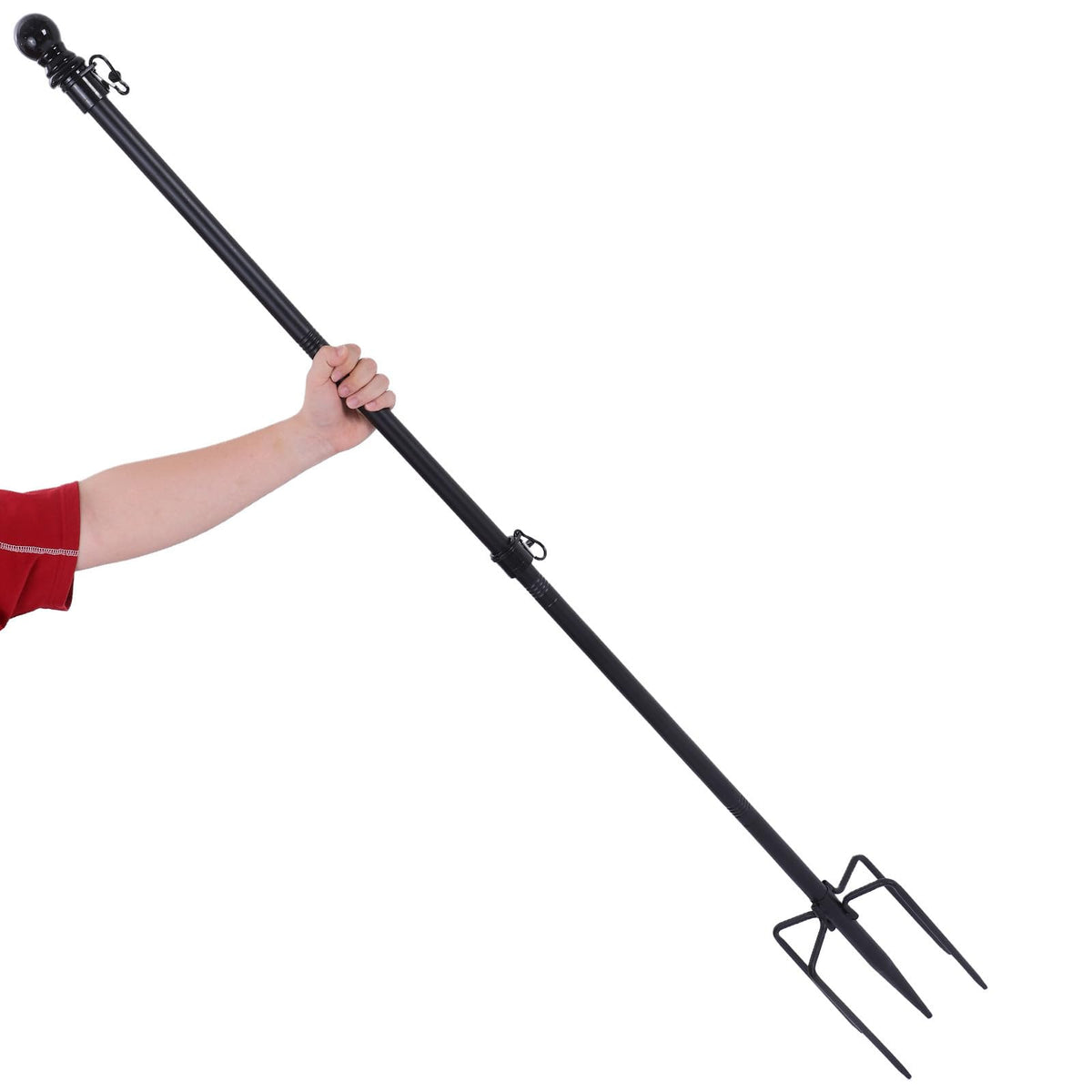 Stainless Steel Flag Pole Holder with 5 Prongs G9168
