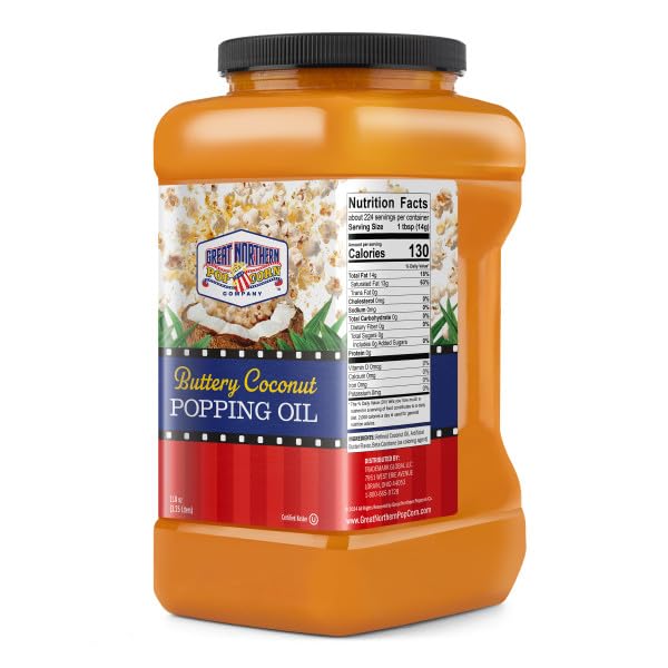 Butter Flavored Coconut Oil 110oz Popcorn Oil N60748