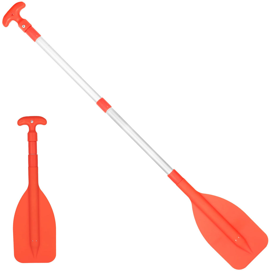 Telescoping Floating Orange Boat Paddle U557