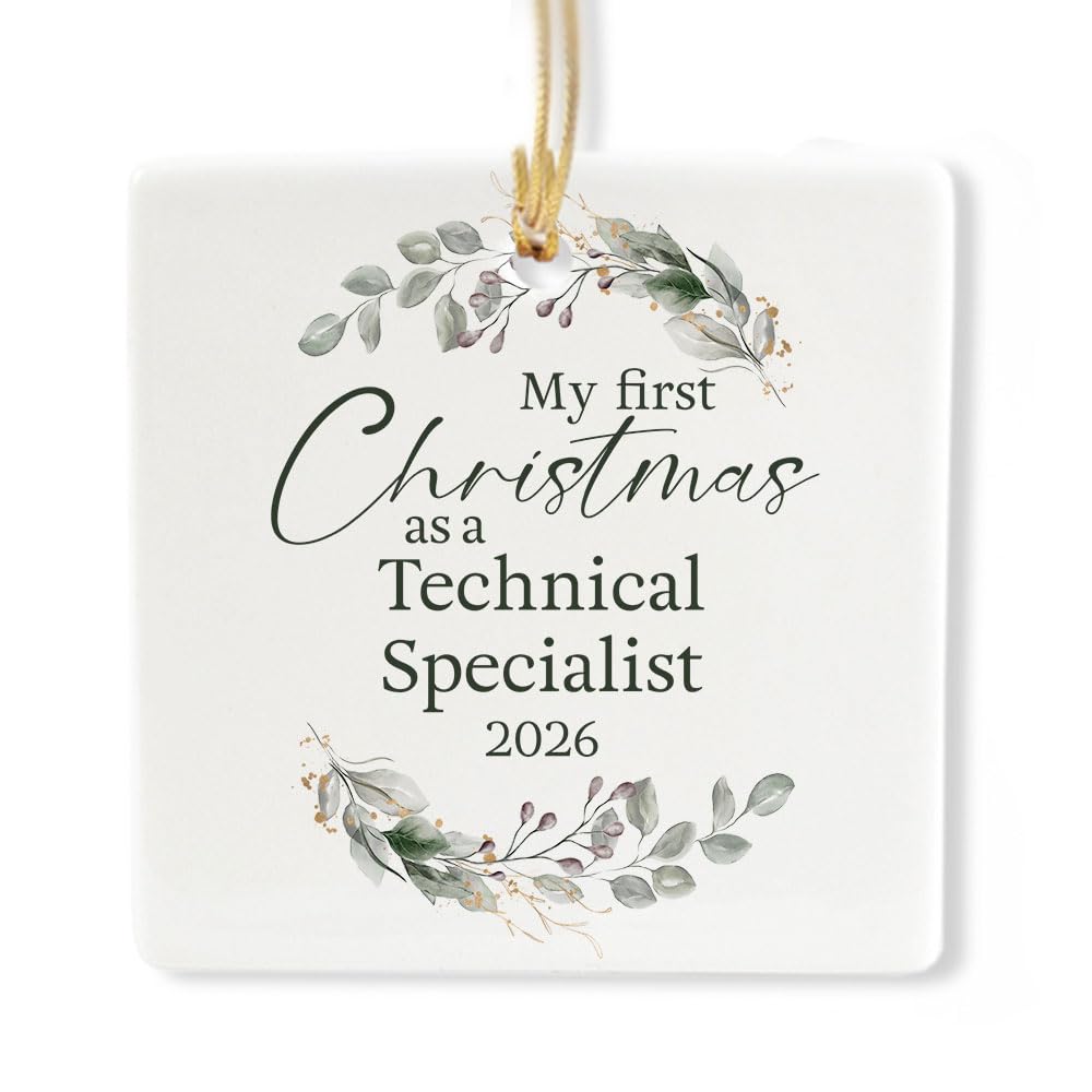 Ceramic 3-inch Square Ornament Q849066