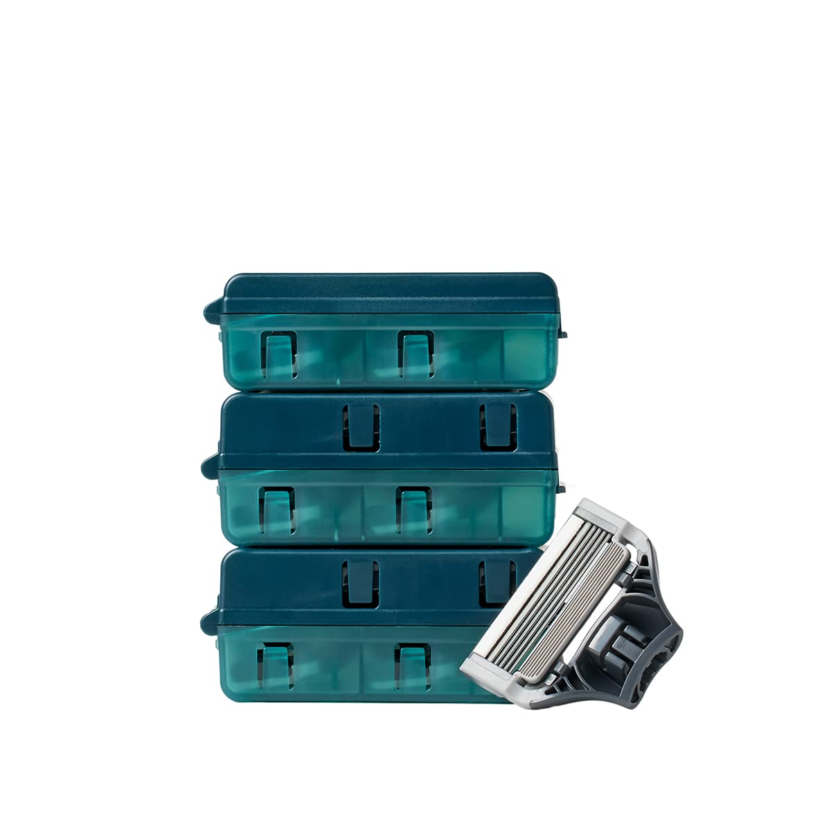 Razor Set with 5 Blade Refills and 10 Count Refills L877