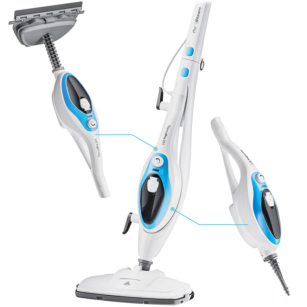10-in-1 Steam Mop with Detachable Handheld Steam Cleaner C302