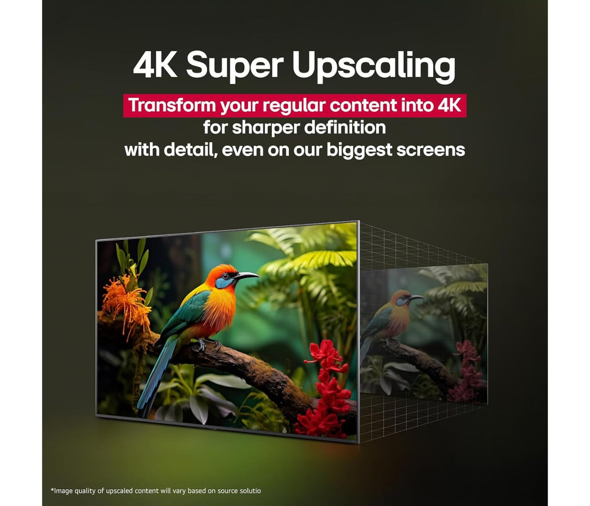 55" 4K LED Smart TV with Wall Mount X718