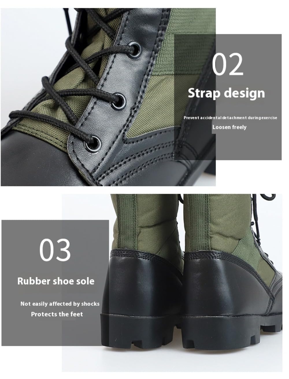 Lightweight Waterproof Leather Tactical Boots P253
