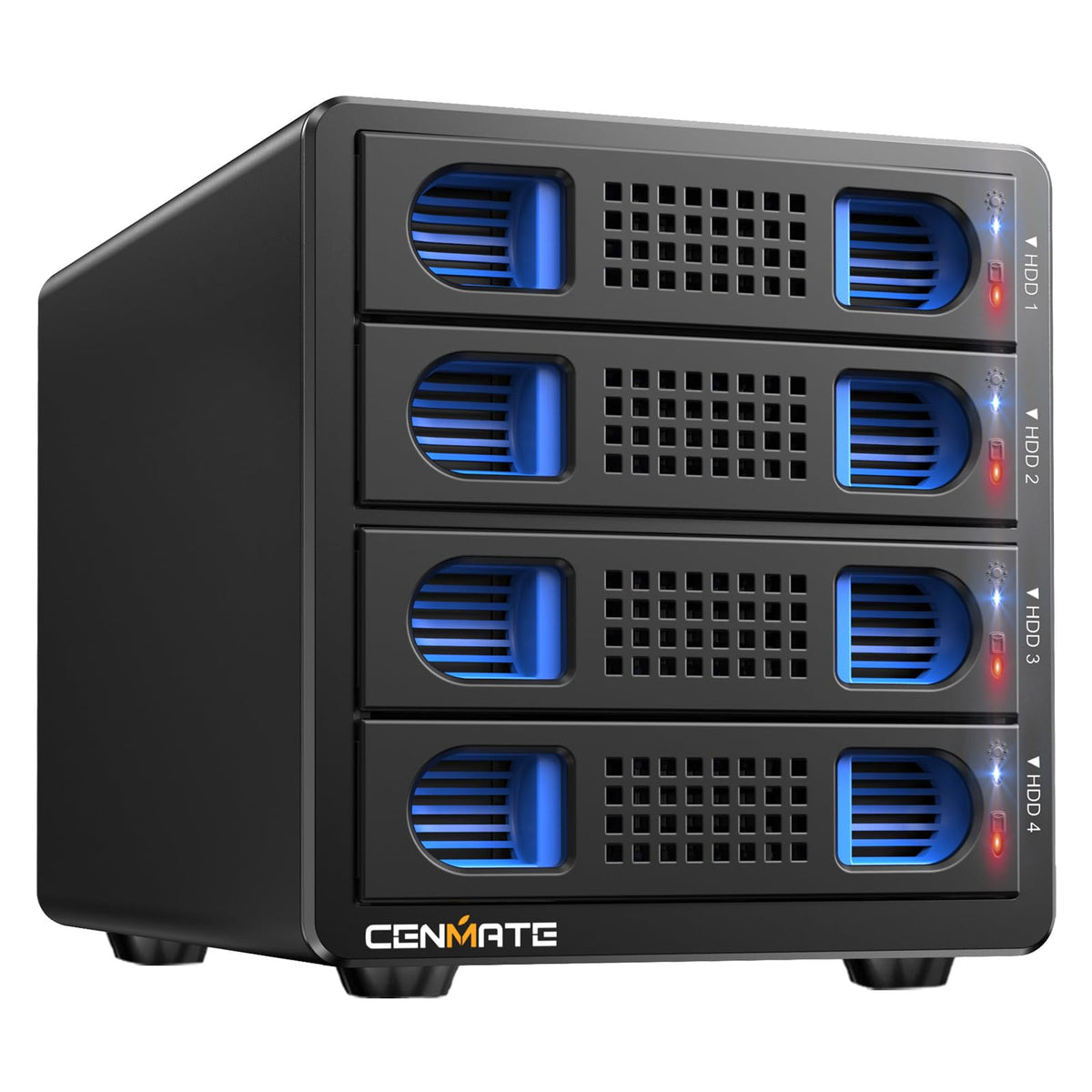 4 Bay Hard Drive Enclosure with Cooling Fan E33768