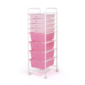 8 Drawer Rolling Storage Cart with Wheels A25950