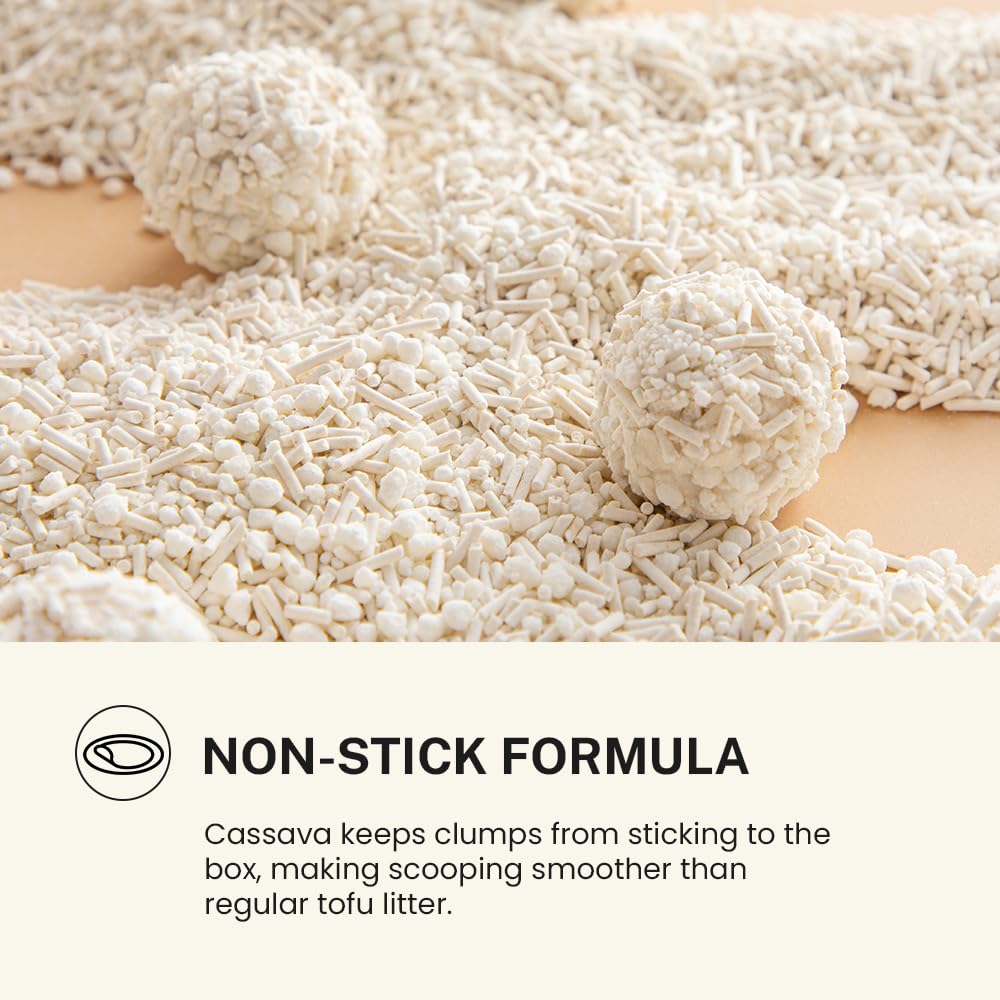 Tofu & Cassava Clumping Cat Litter, 11 lb S666