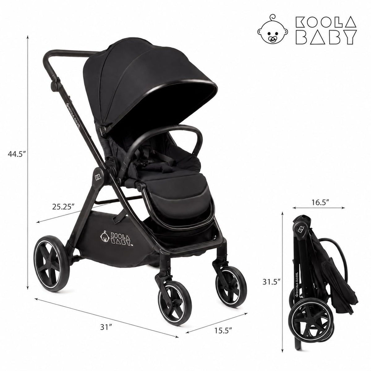 Reversible Foldable Baby Stroller E224
