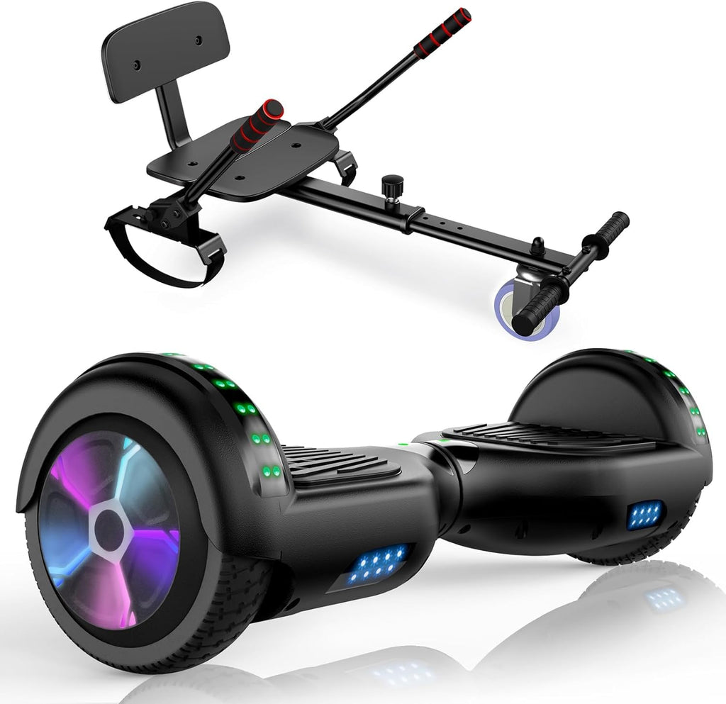 CBD Scooter with LED Lights, 6.5" Wheels, Dual 300W Motor X972