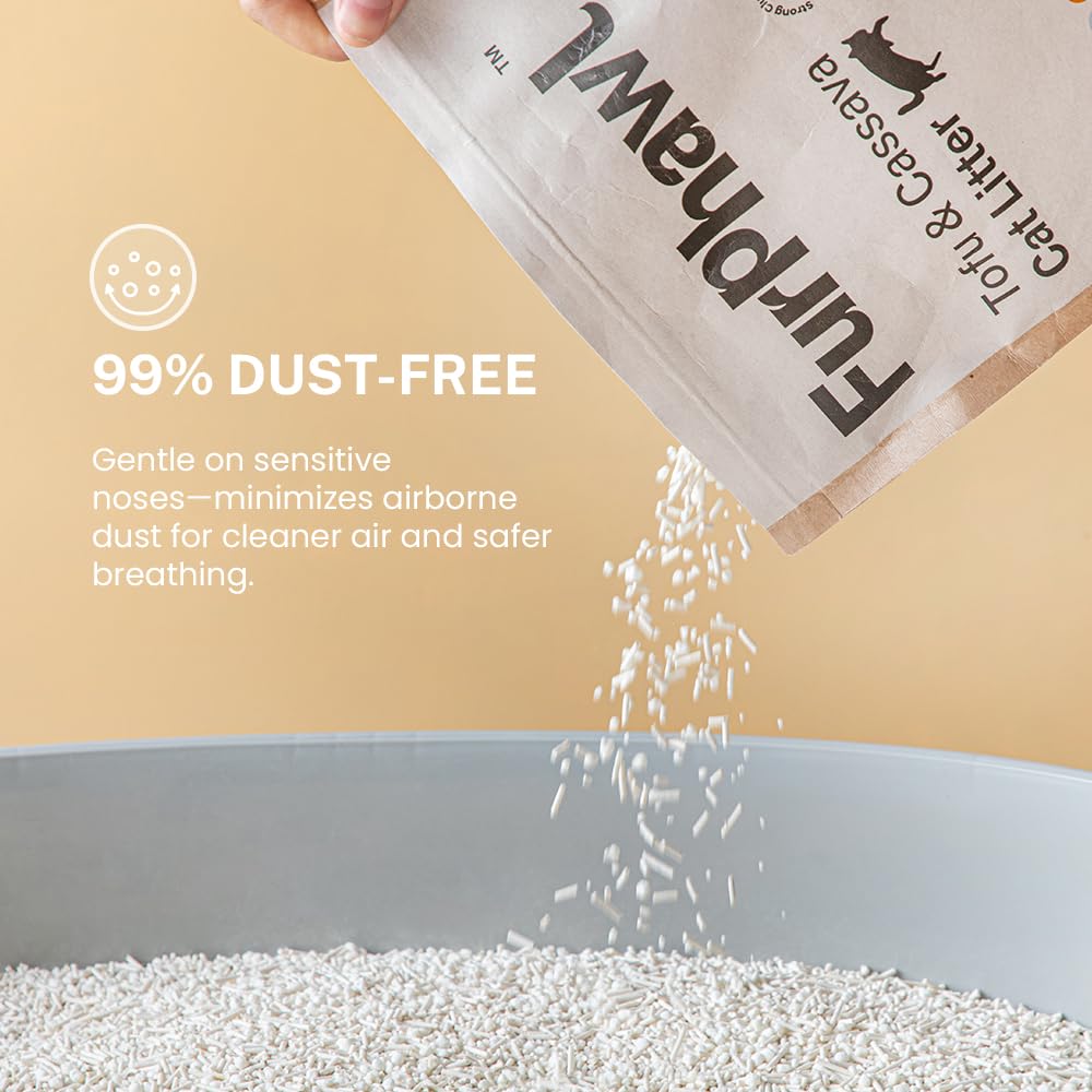 Tofu & Cassava Clumping Cat Litter, 11 lb S666