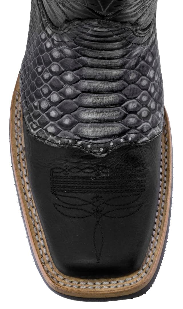 Black Leather Cowboy Boots W578866
