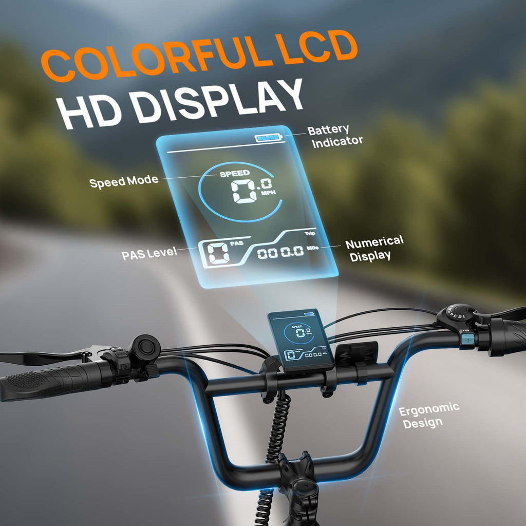 20" Fat Tire Electric Bike with 1000W Motor C433615