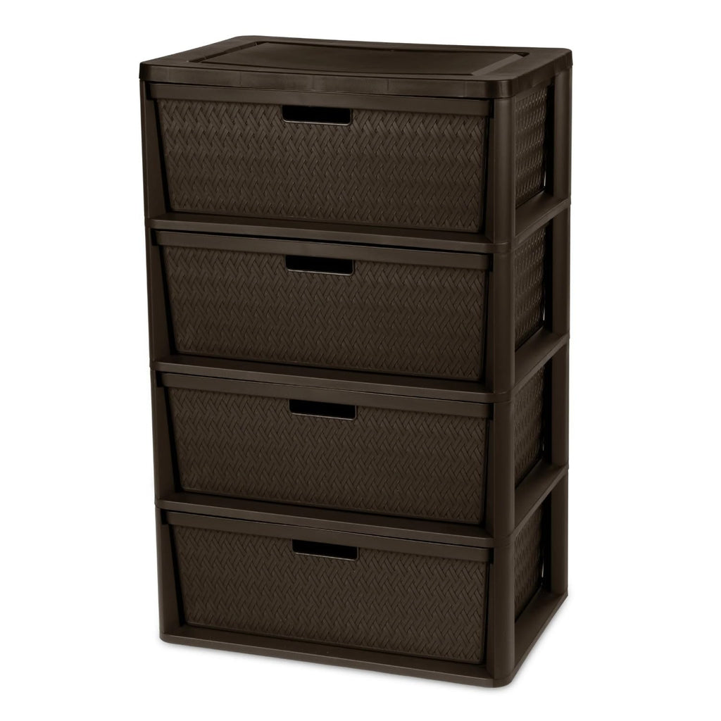 Brown Plastic Storage Organizer Tower Y494