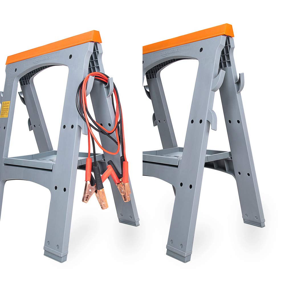 Rectangular Folding Sawhorse, 900 Pound Capacity, Set of 2 O8616