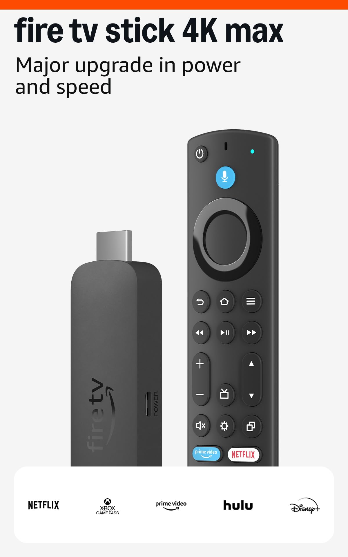 Like-New 4K Max Streaming Device with Wi-Fi 6E D375045