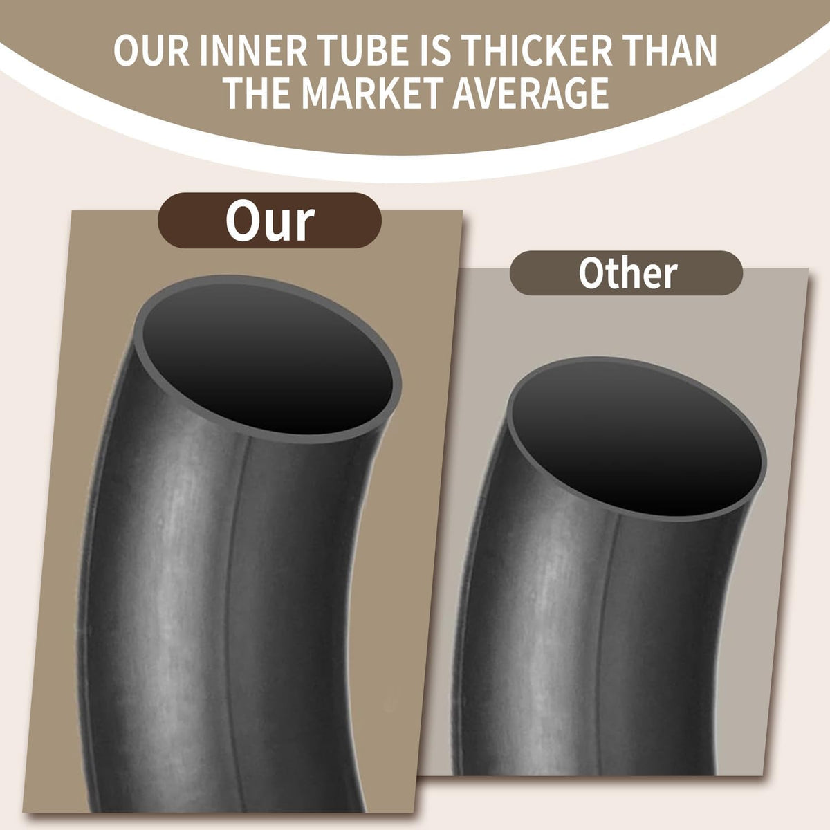 2 Pack 2.75/3.00-17 Heavy Inner Tube V4716
