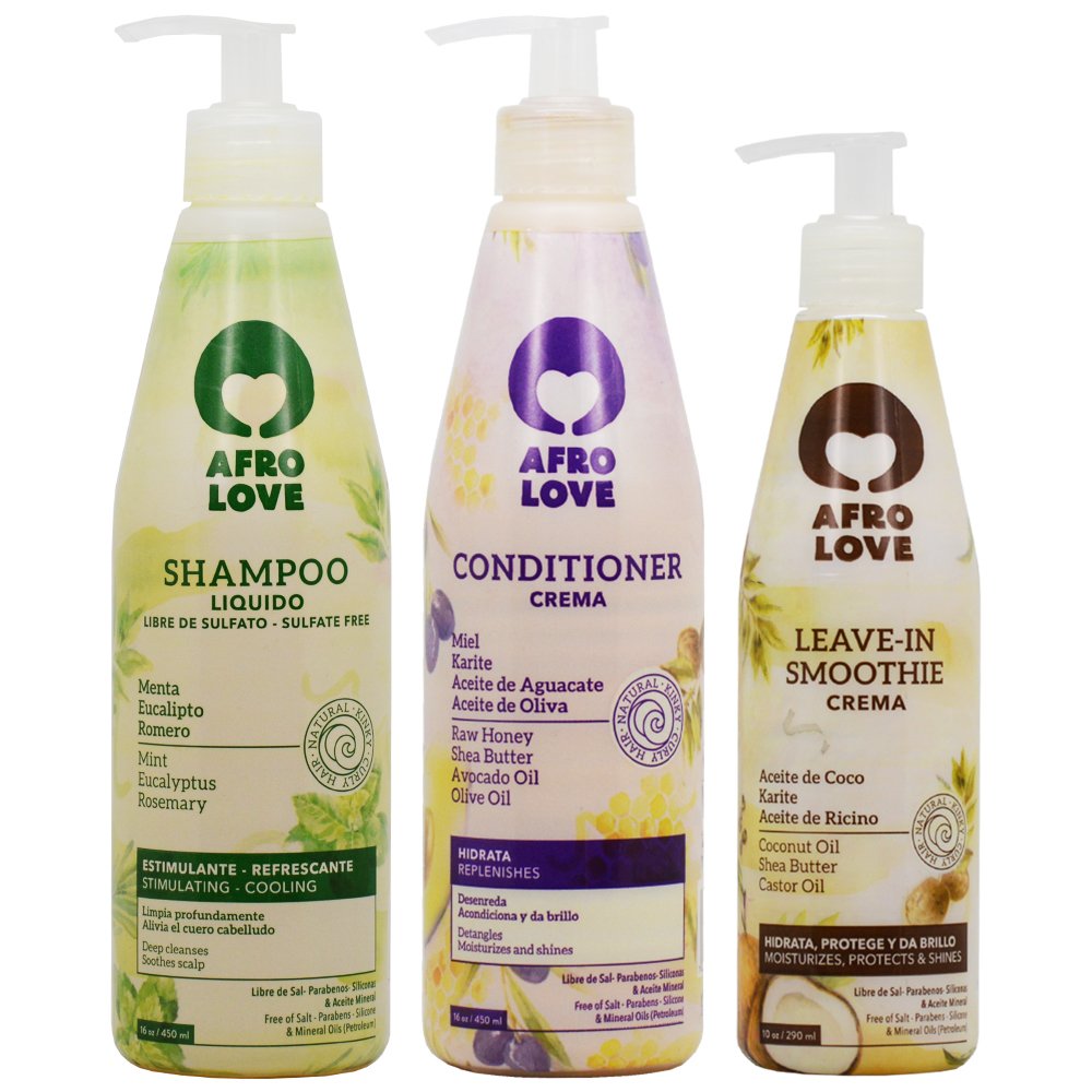16oz Shampoo & Conditioner + 10oz Leave-In Set Sulfate-Free K291698