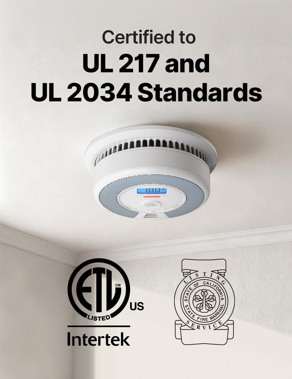Wireless Combination Smoke and CO Detector 3-Pack C993376