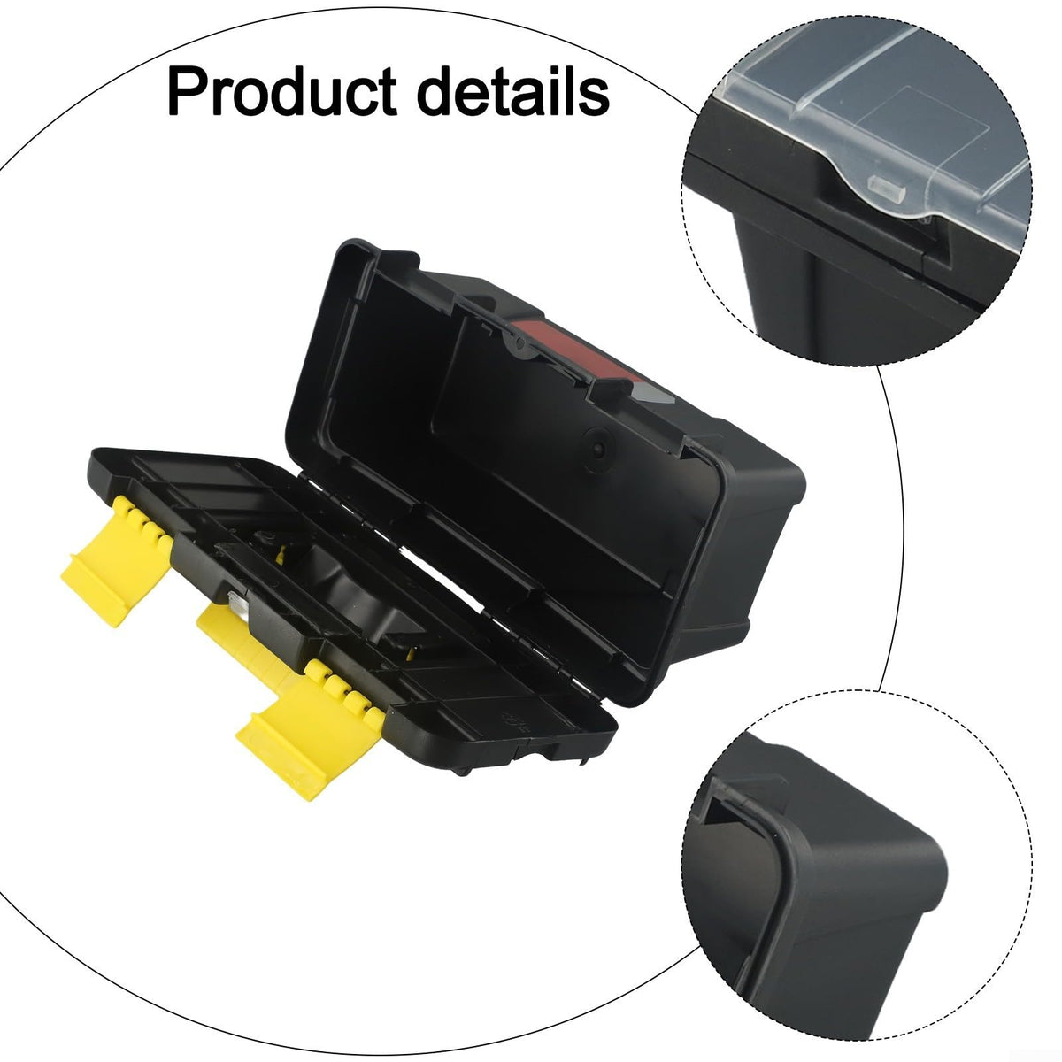10-Inch Two-Layer Plastic Storage Box S16322