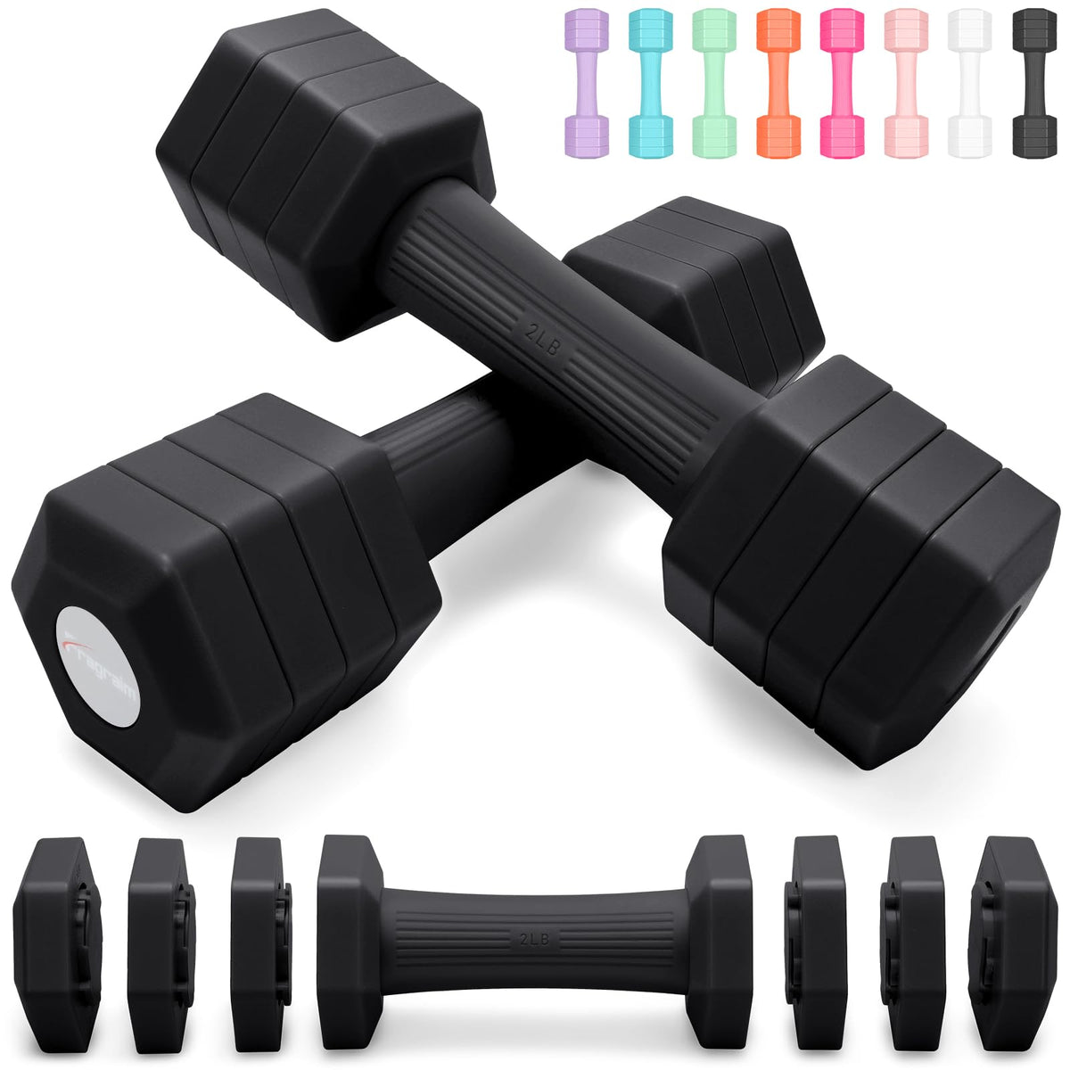 Adjustable Dumbbell Set 5/6 LB Pair A960