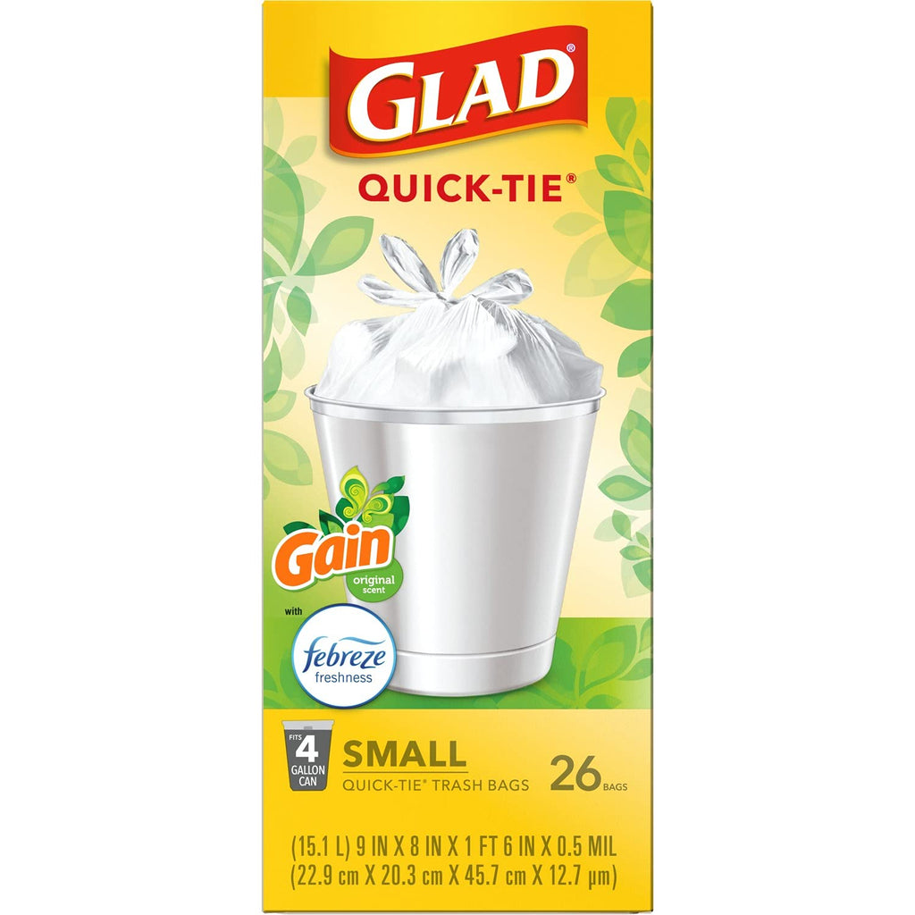 4 Gal 26 Count Trash Bags Pack of 6 V498930