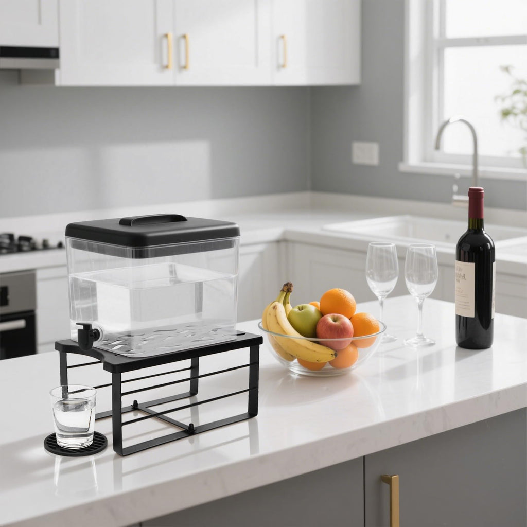 Water Filter Dispenser Stand with Silicone Coaster X563797