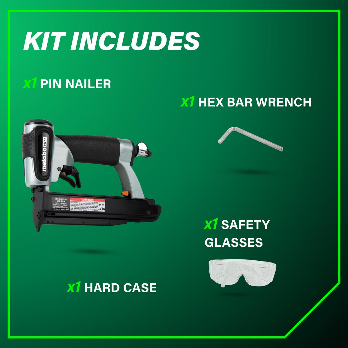 23 Gauge Pneumatic Pin Nailer W951