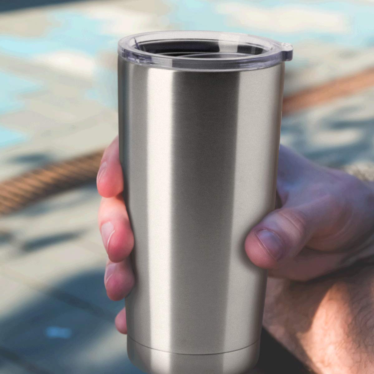20oz Stainless Steel Insulated Tumblers with Lid Pack E322498