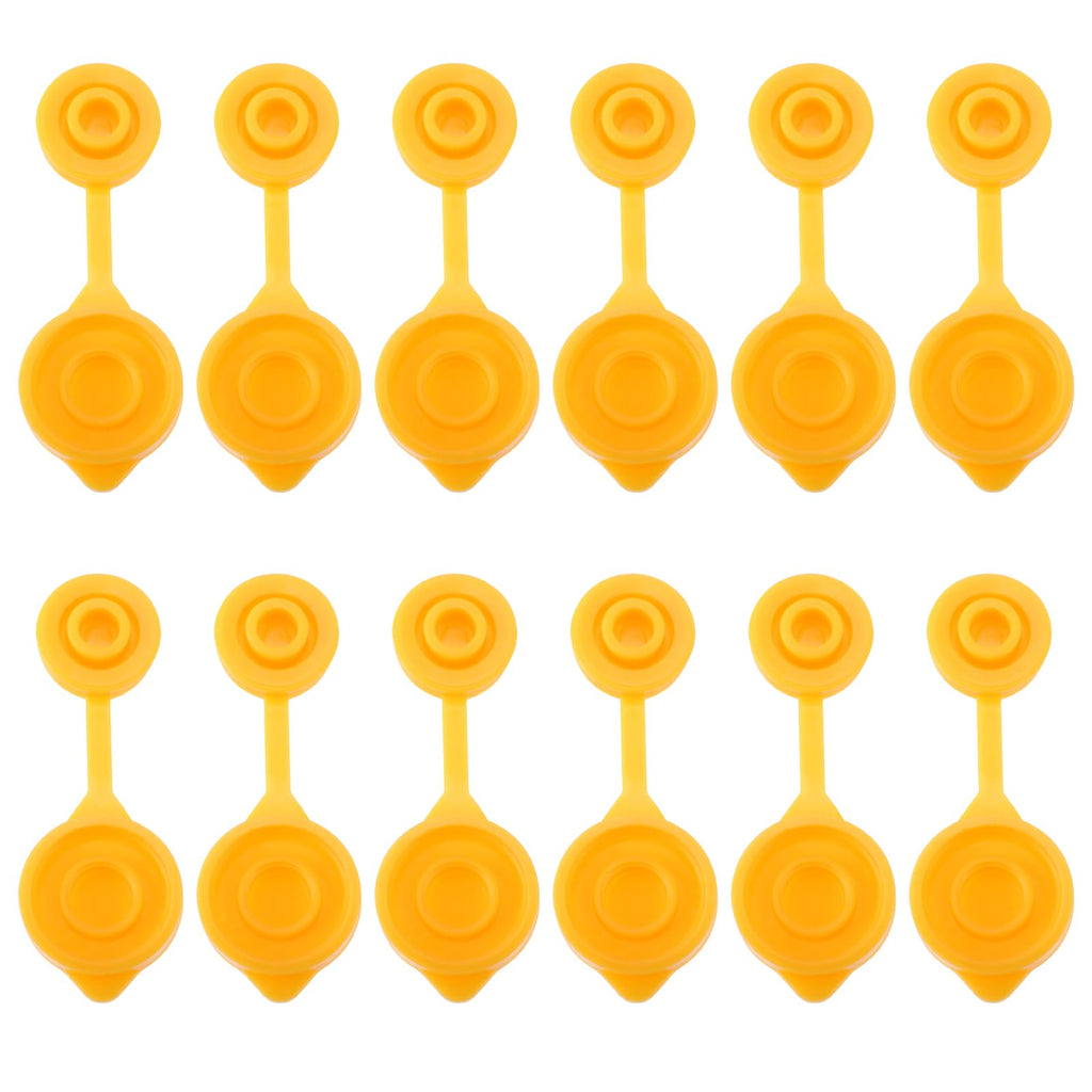 Yellow Plastic Gas Can Vent Caps V665