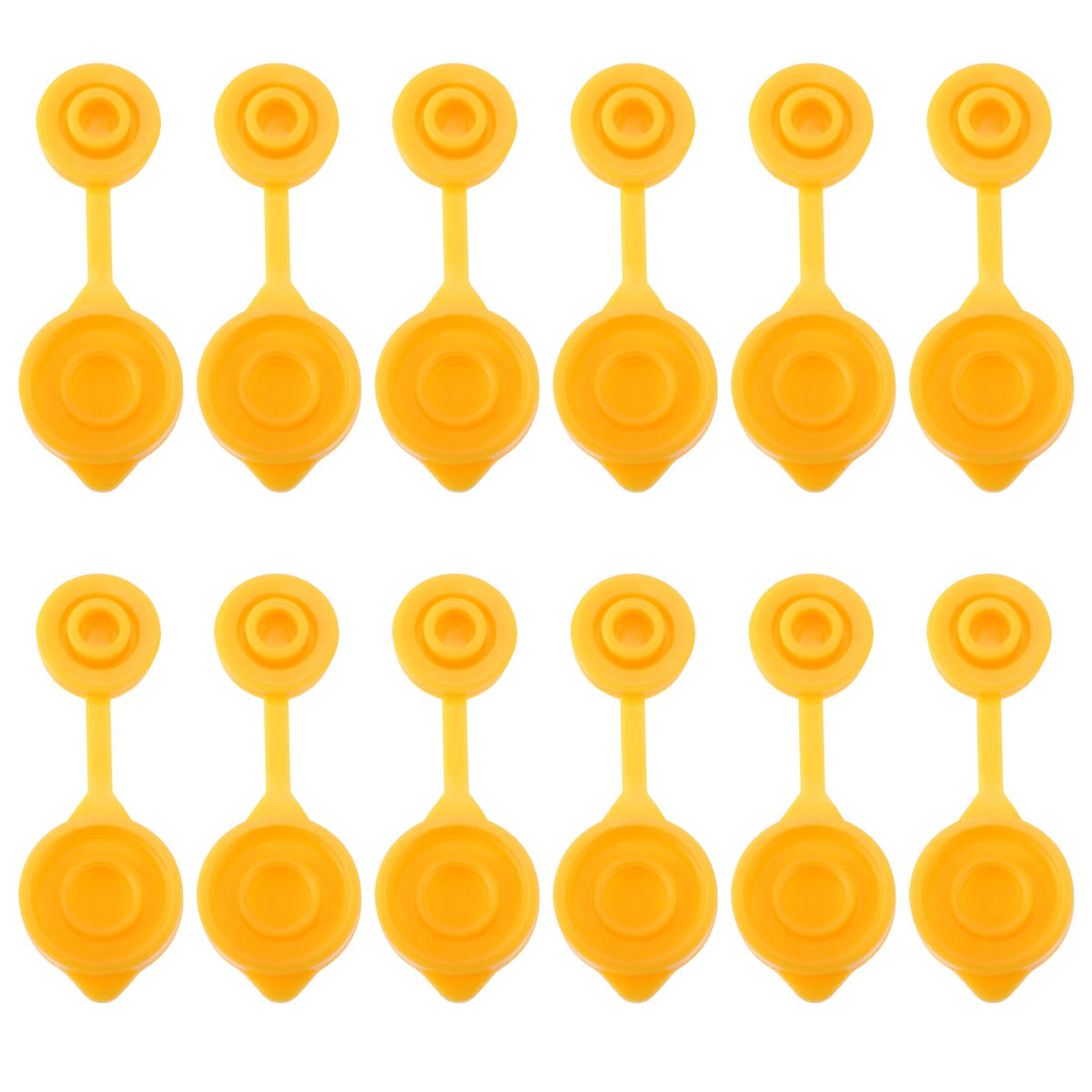 Yellow Plastic Gas Can Vent Caps V665