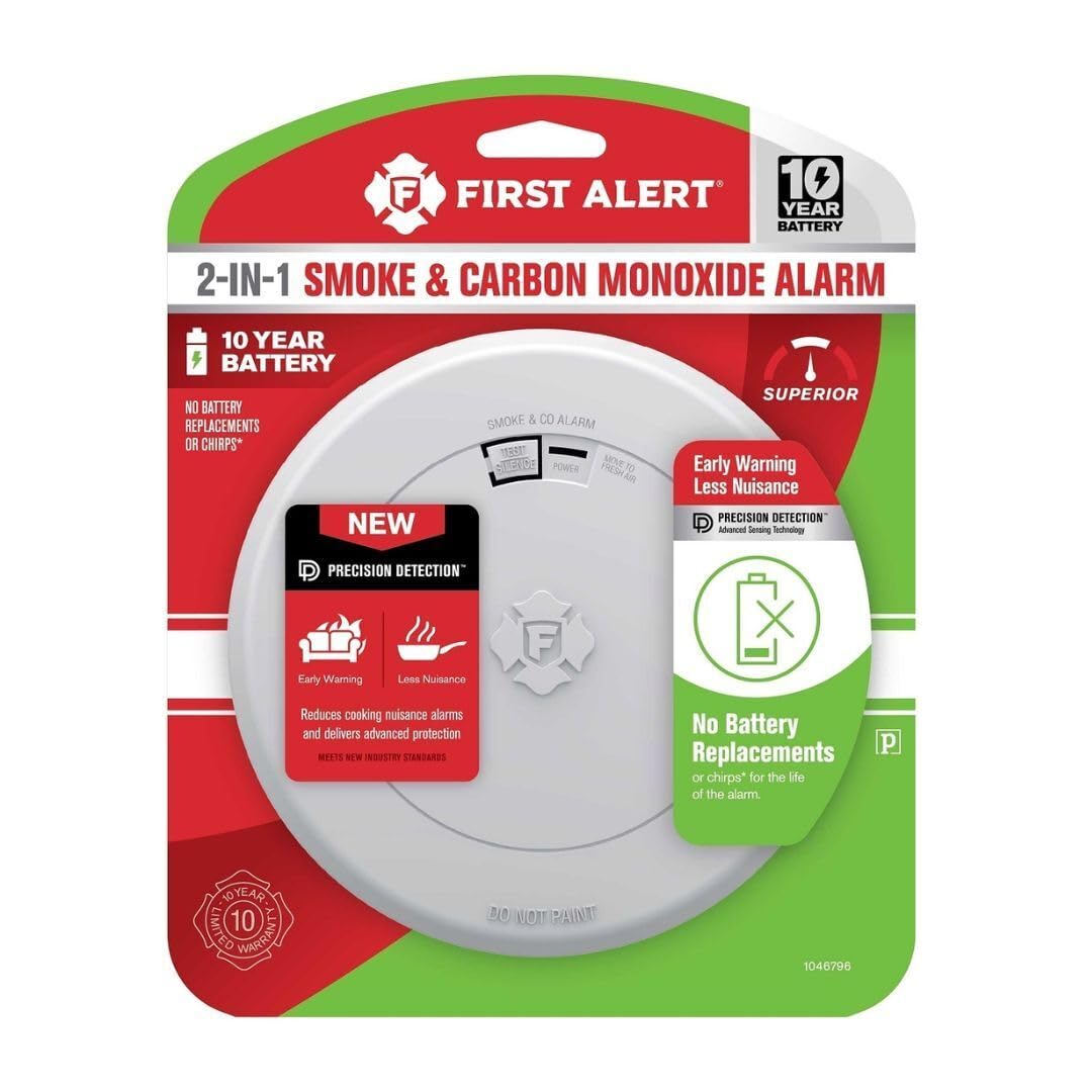 10-Year Battery Smoke and Carbon Monoxide Detector M819