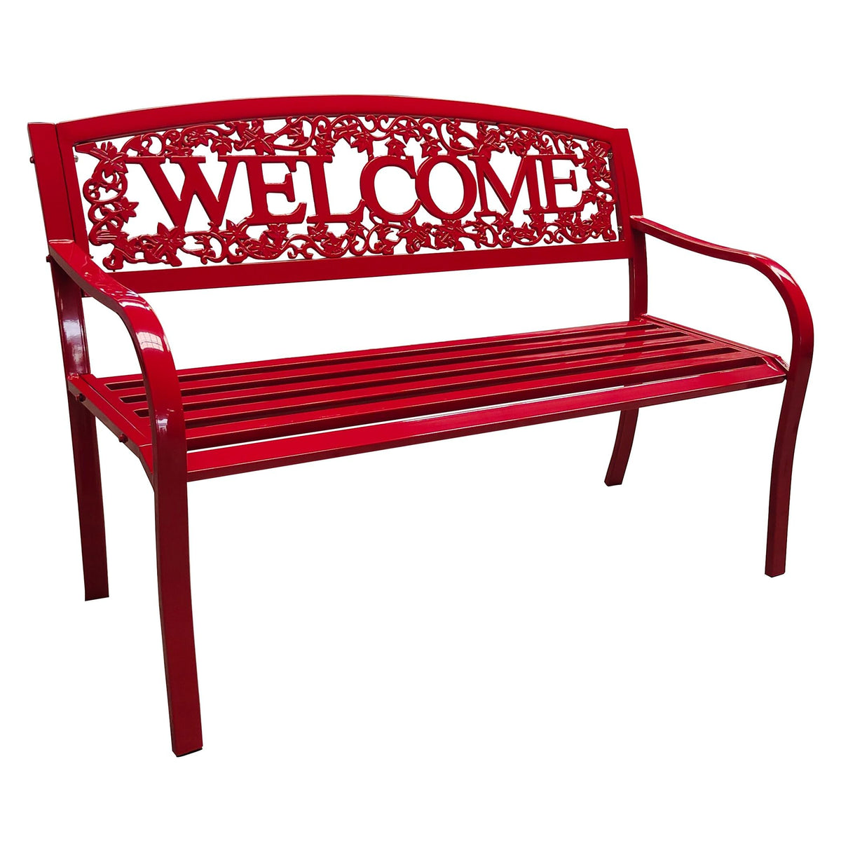 Metal Welcome Bench R63337