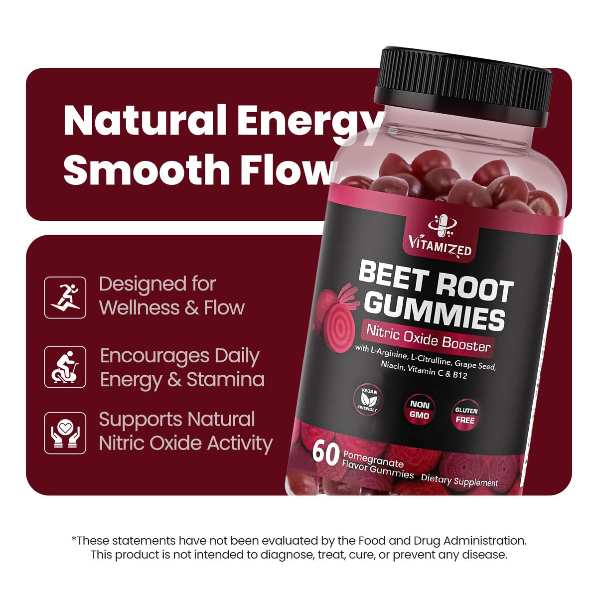 Beet Root Gummies with Grape Seed Q265956
