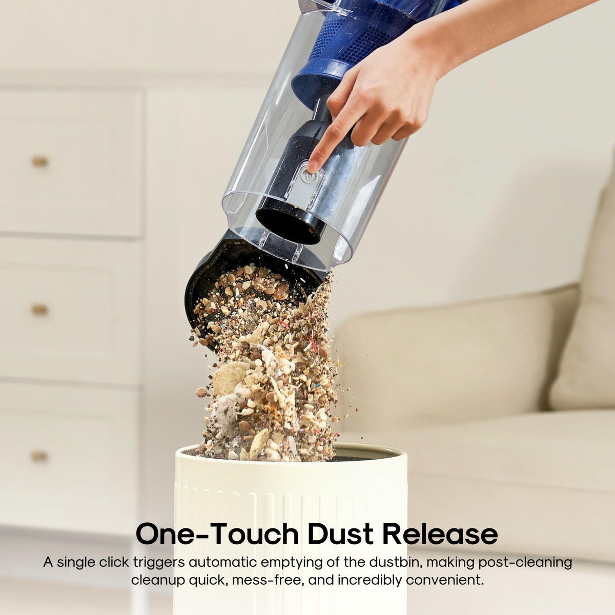 Lightweight Upright Vacuum Cleaner for Carpet and Hard Floor M74175