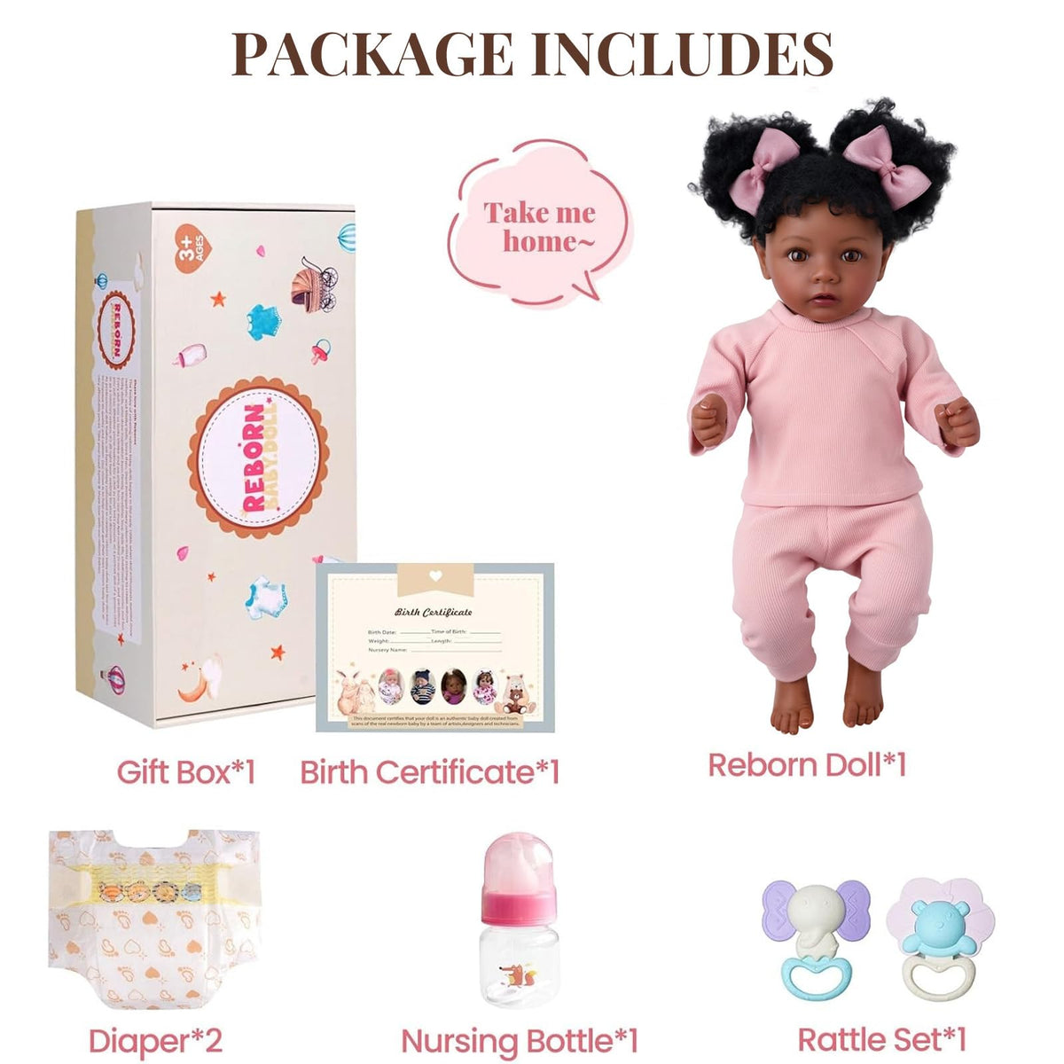 20 Inch Reborn Baby Dolls V32715