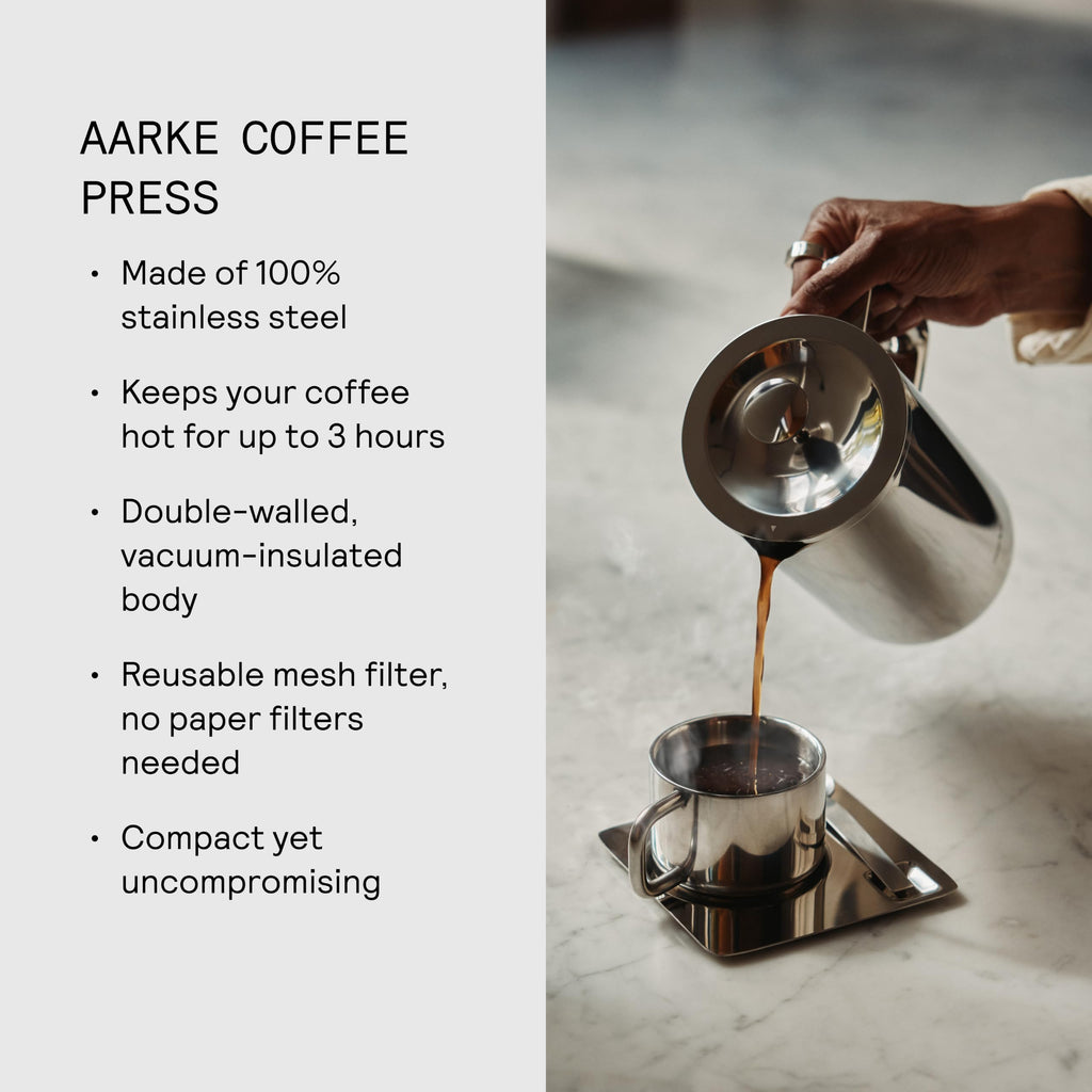 Stainless Steel Insulated Coffee Press J996