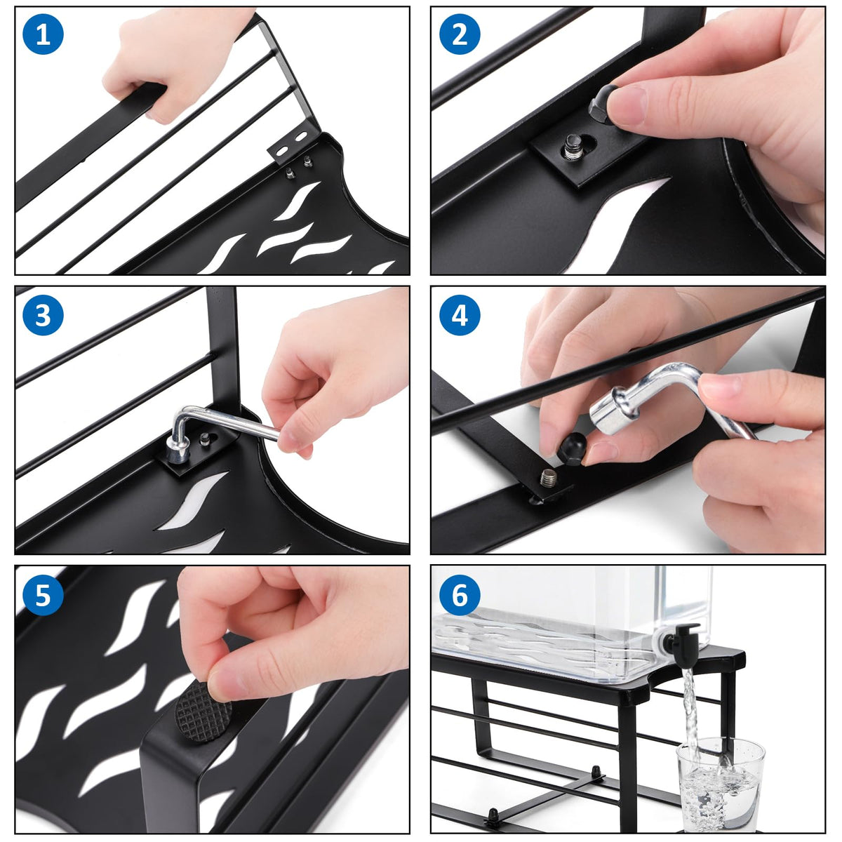 Water Filter Dispenser Stand with Silicone Coaster X563797