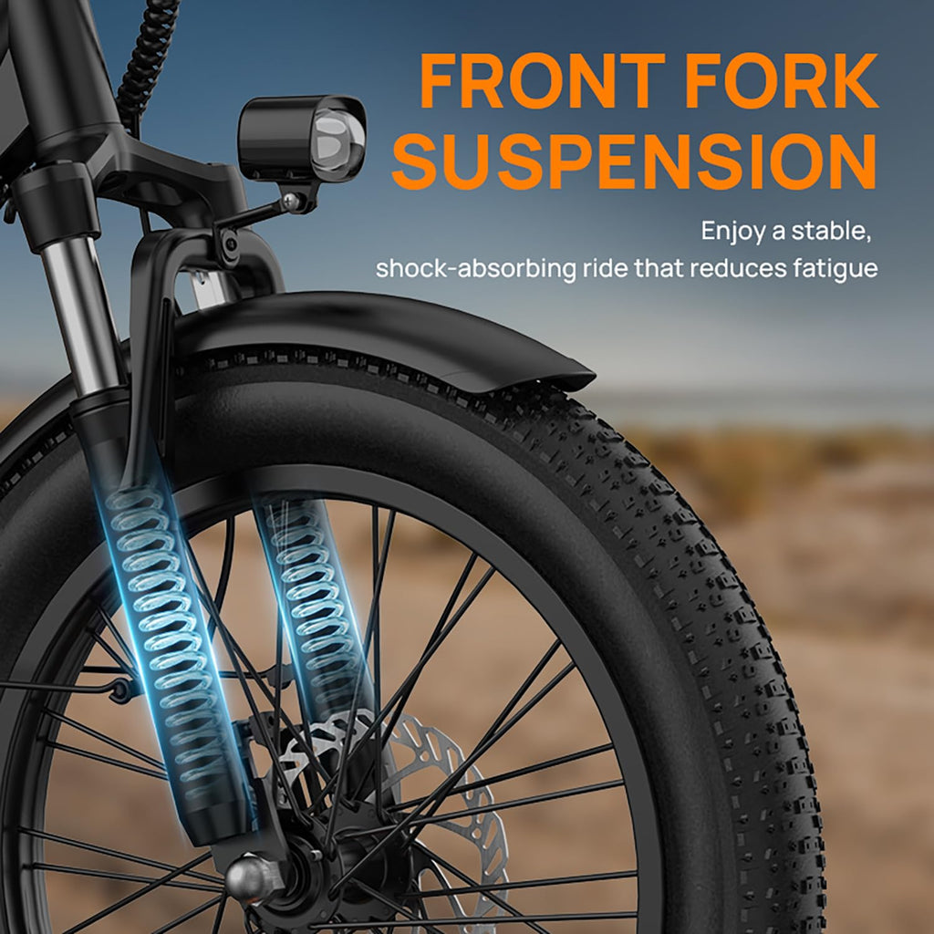 20" Fat Tire Electric Bike with 1000W Motor C433615
