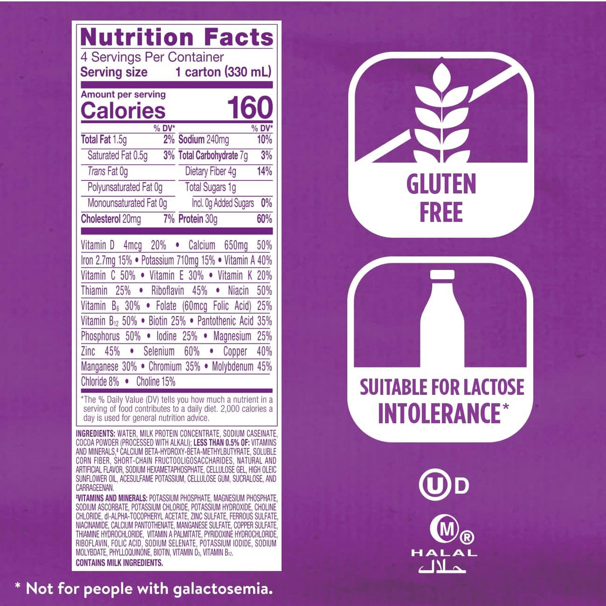 2-in-1 Milk Chocolate High Protein 12 Pack R210