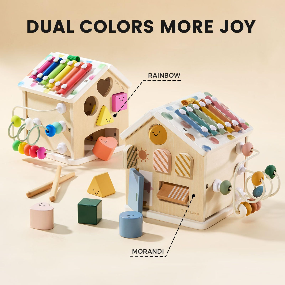 Wooden Activity Cube Y51010