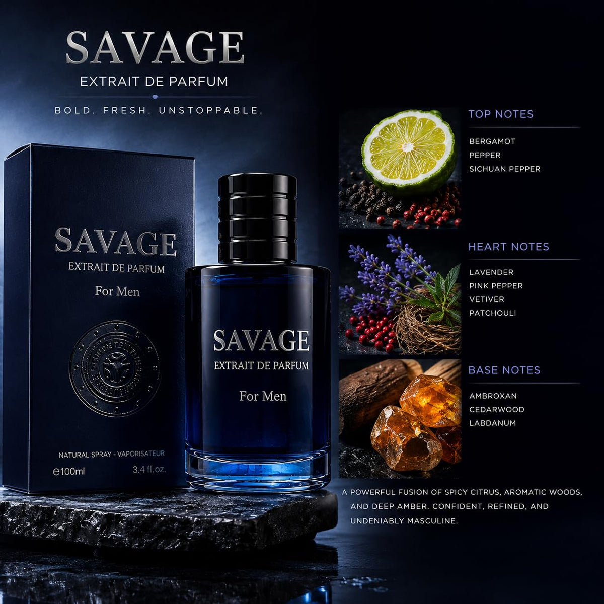 Men's 3 Piece Eau de Toilette Spray Set V779