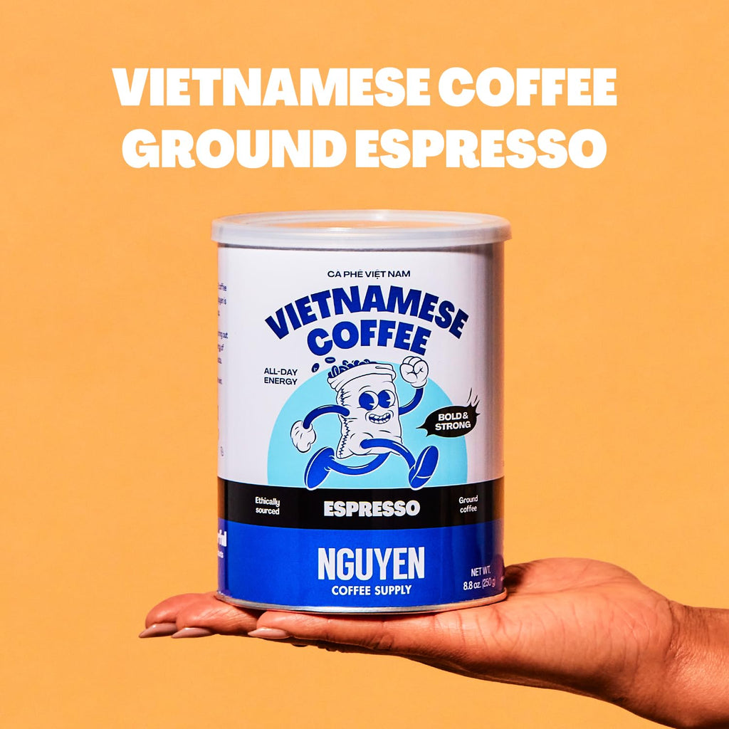 Ground Espresso Medium-Dark Roast 100% Robusta Coffee S1907