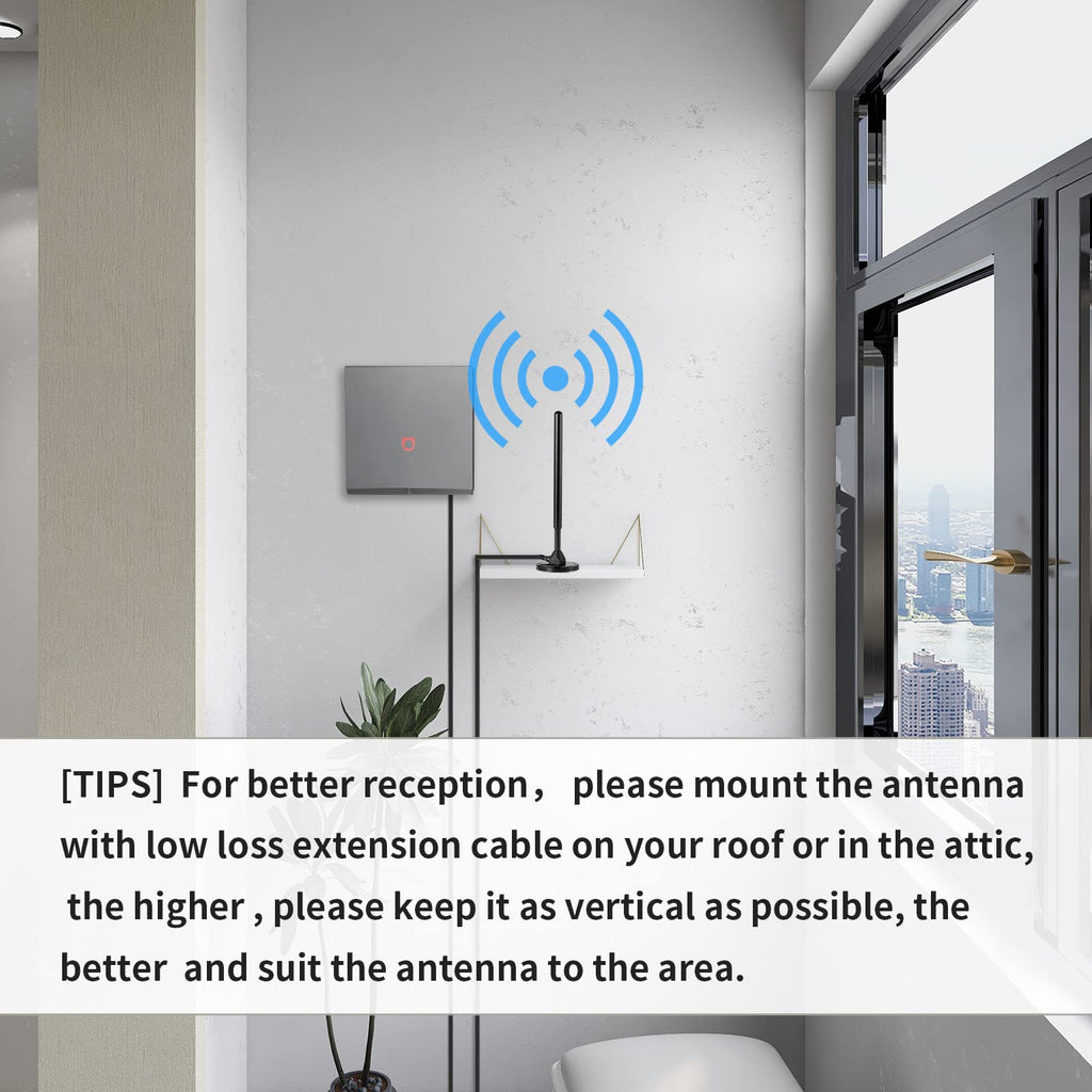 Waterproof 5.8dBi Pure Copper 915MHz LoRa Gateway Antenna with 3M Cable A88860