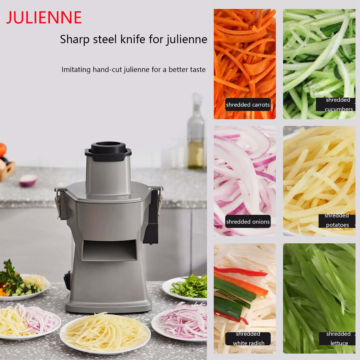 4 in 1 200W Electric Vegetable Slicer R98172