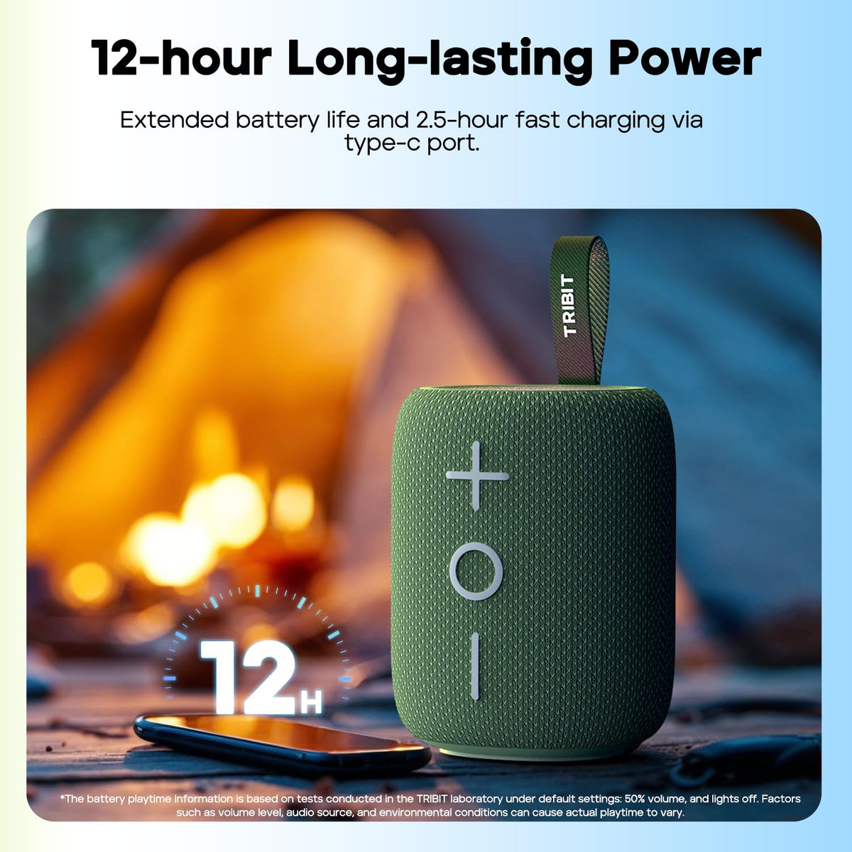 Portable Bluetooth Speaker 12W Black L1205