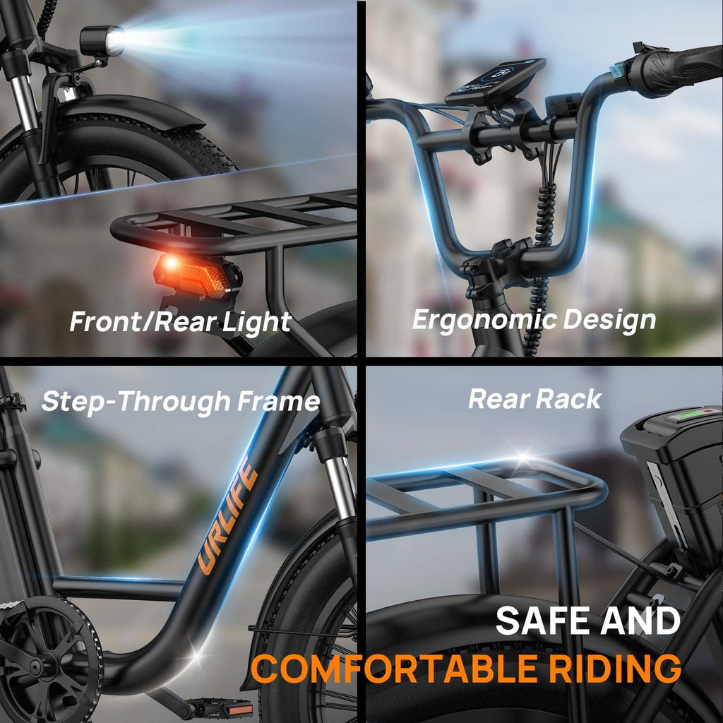 20" Fat Tire Electric Bike with 1000W Motor C433615